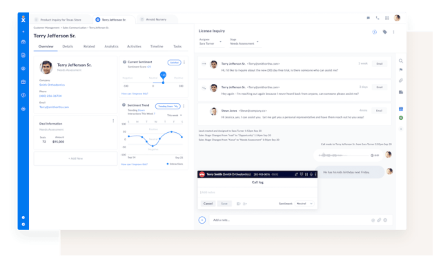 An image showing how you can set up a contact center in Nextiva