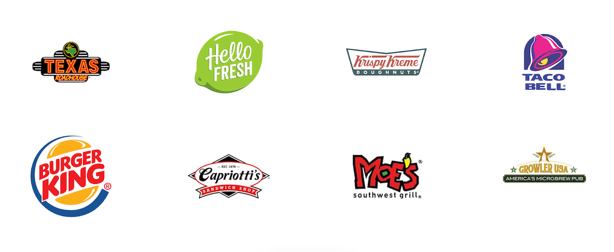 Restaurant logos - restaurants of all sizes count on Nextiva
