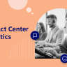 Contact Center Statistics are highlighted by call center agents helping customers.