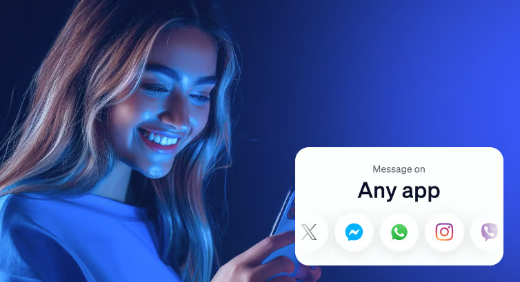 Respond to messages on any app