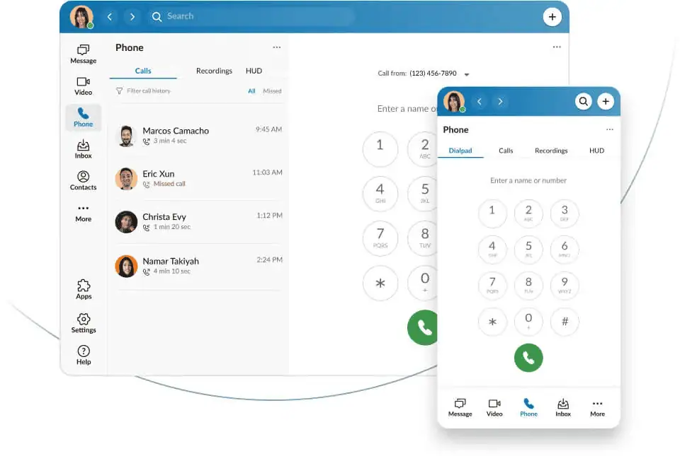 RingCentral dialer software