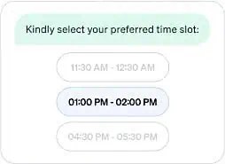 chatbot appointment scheduling