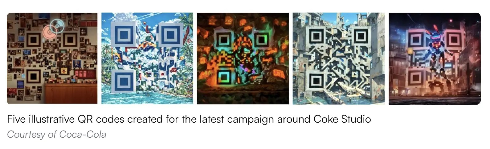 Coca-Cola QR code campaigns