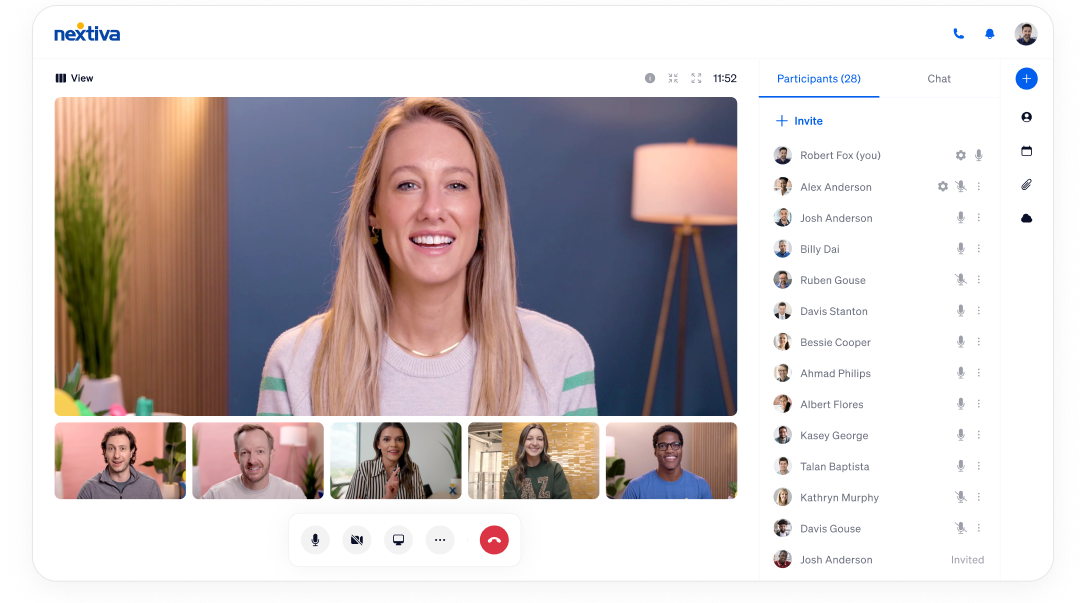 Nextiva video conferencing