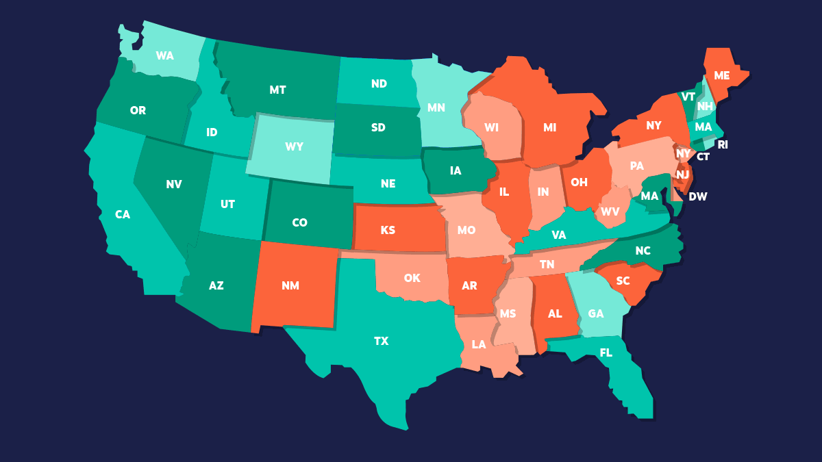 50 Best & Worst States to Start a Business