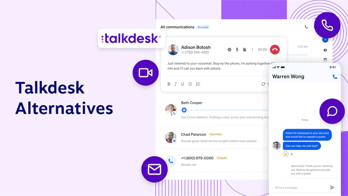 Top 8 Talkdesk Alternatives for Contact Centers on a Budget