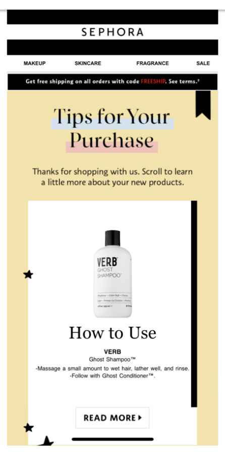 Tips for purchase Sephora