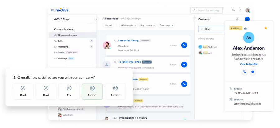 Unified customer experience with Nextiva contact center