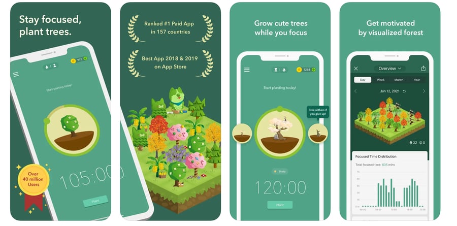 Forest  time boxing app