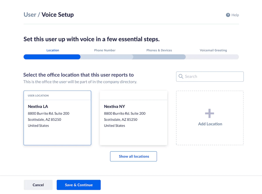 Setting up a business phone system in Nextiva