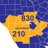Area Codes 210 and 830