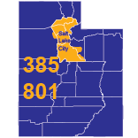 Area Codes 385 and 801