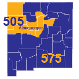 Area Codes 505 and 575